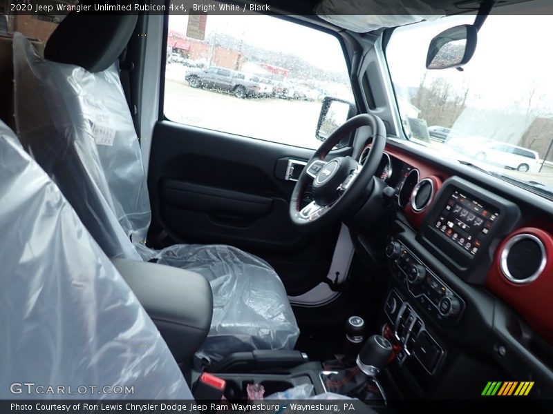 Bright White / Black 2020 Jeep Wrangler Unlimited Rubicon 4x4