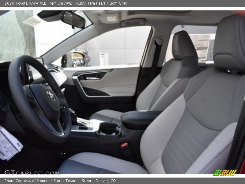 Ruby Flare Pearl / Light Gray 2020 Toyota RAV4 XLE Premium AWD