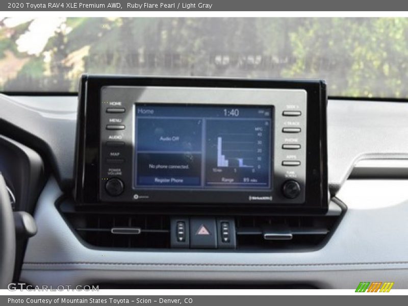 Ruby Flare Pearl / Light Gray 2020 Toyota RAV4 XLE Premium AWD