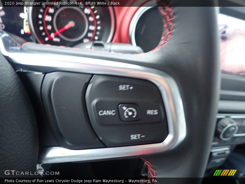 Bright White / Black 2020 Jeep Wrangler Unlimited Rubicon 4x4