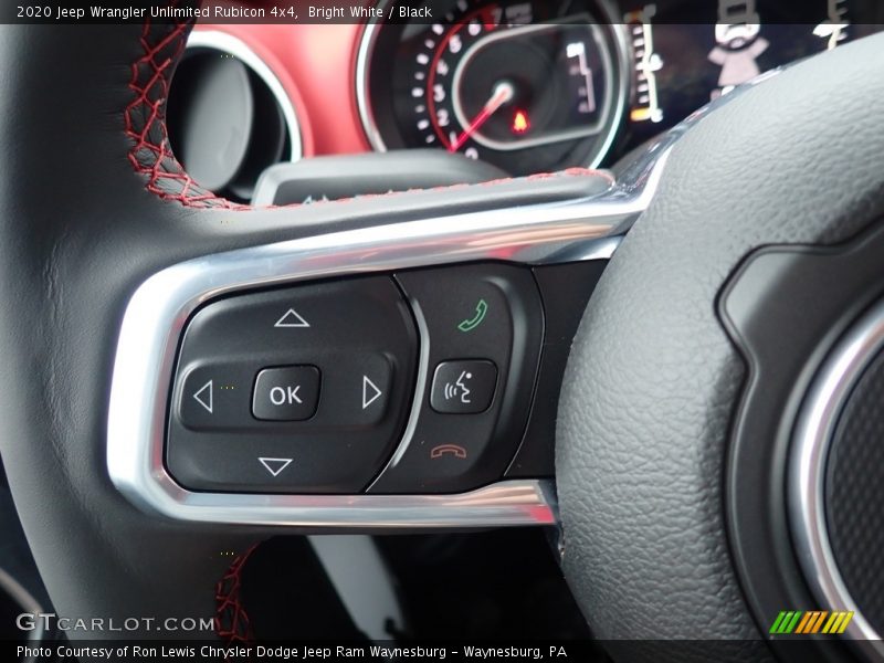 Bright White / Black 2020 Jeep Wrangler Unlimited Rubicon 4x4
