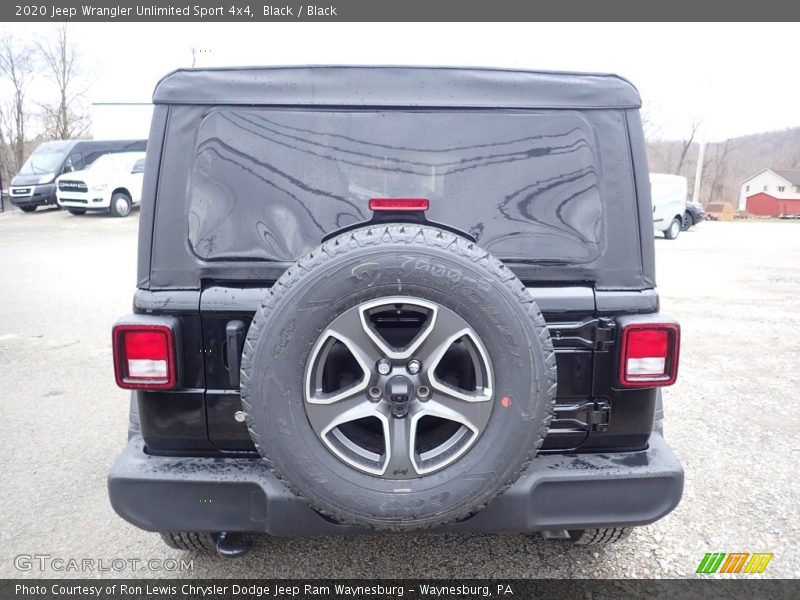 Black / Black 2020 Jeep Wrangler Unlimited Sport 4x4
