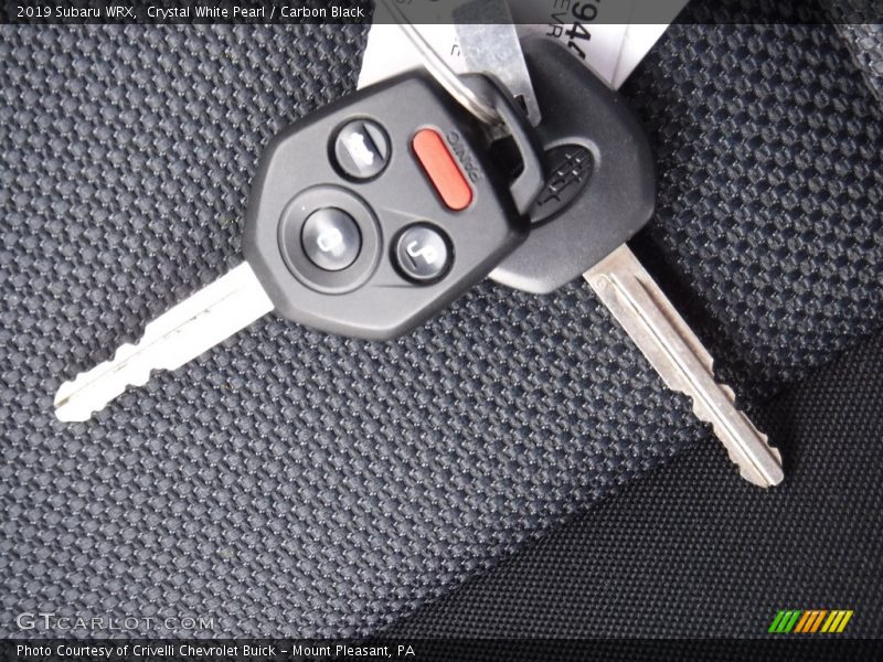 Keys of 2019 WRX 