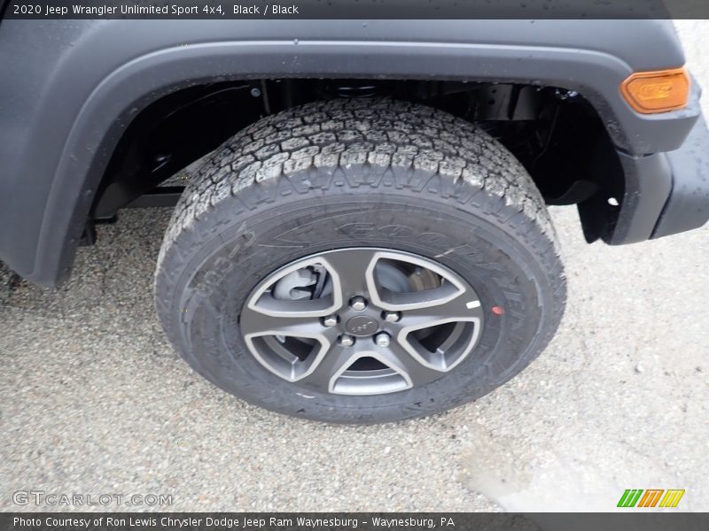 Black / Black 2020 Jeep Wrangler Unlimited Sport 4x4