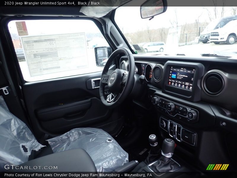 Black / Black 2020 Jeep Wrangler Unlimited Sport 4x4