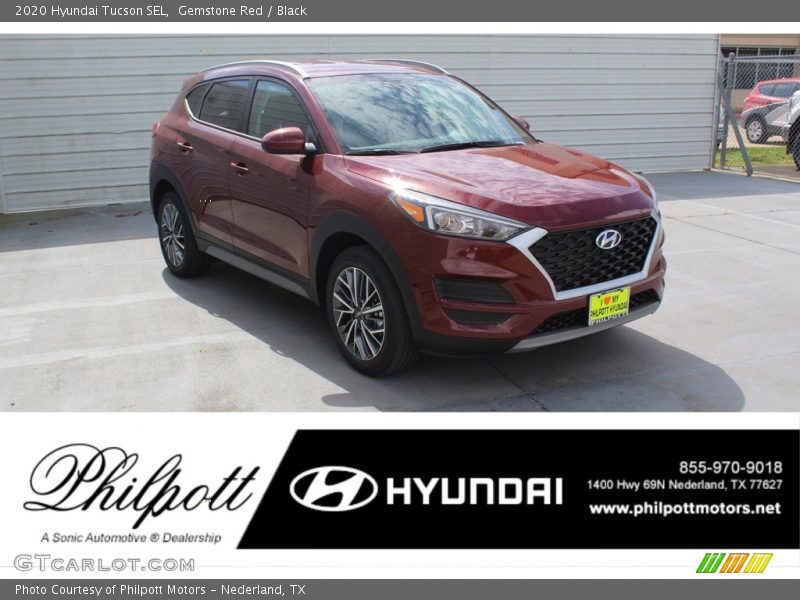 Gemstone Red / Black 2020 Hyundai Tucson SEL