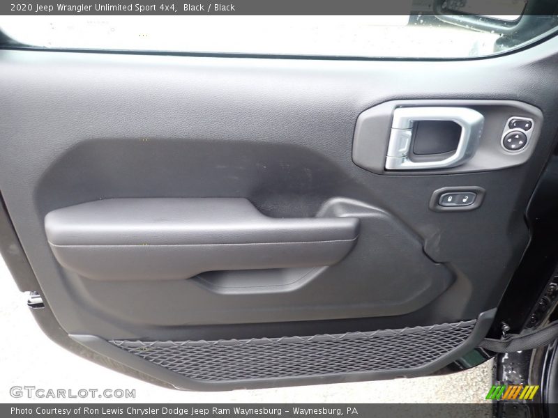Black / Black 2020 Jeep Wrangler Unlimited Sport 4x4