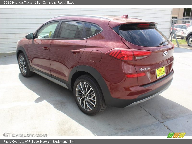 Gemstone Red / Black 2020 Hyundai Tucson SEL