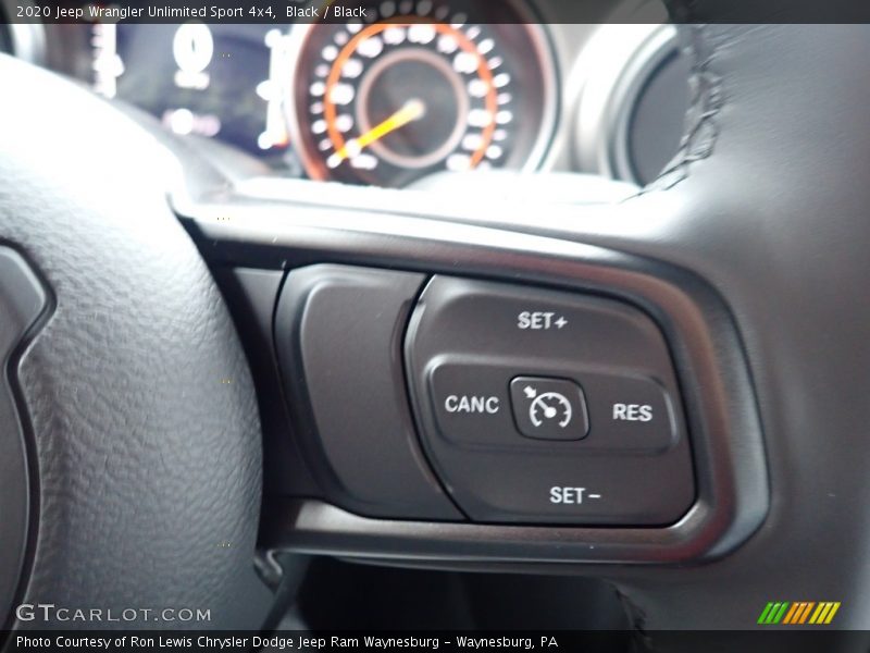 Black / Black 2020 Jeep Wrangler Unlimited Sport 4x4