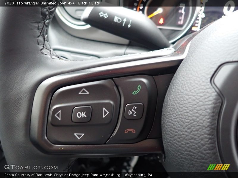 Black / Black 2020 Jeep Wrangler Unlimited Sport 4x4