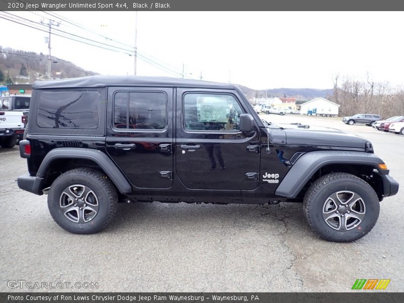Black / Black 2020 Jeep Wrangler Unlimited Sport 4x4