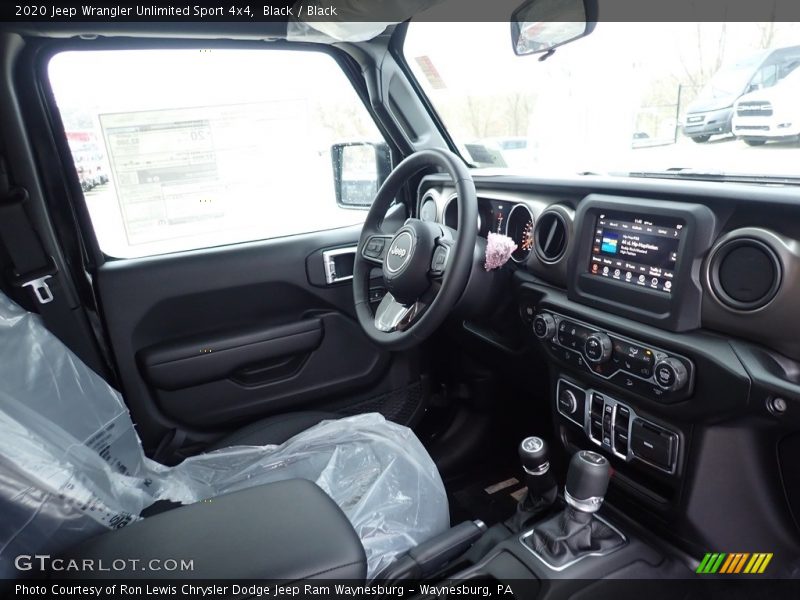 Black / Black 2020 Jeep Wrangler Unlimited Sport 4x4