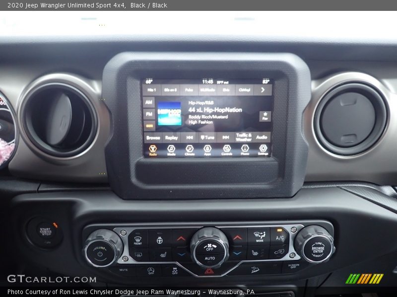 Black / Black 2020 Jeep Wrangler Unlimited Sport 4x4
