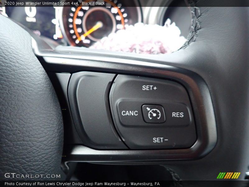 Black / Black 2020 Jeep Wrangler Unlimited Sport 4x4
