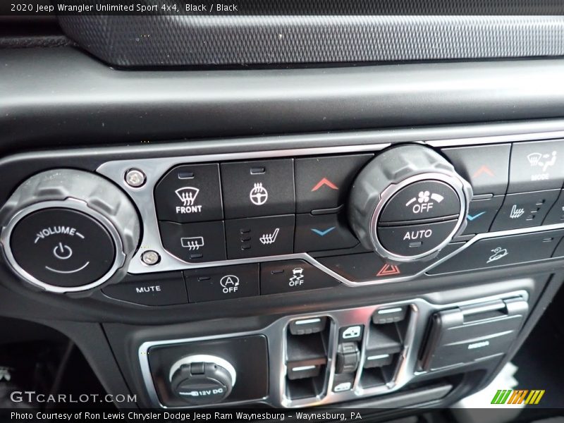 Black / Black 2020 Jeep Wrangler Unlimited Sport 4x4