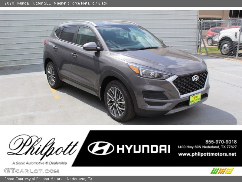 Magnetic Force Metallic / Black 2020 Hyundai Tucson SEL