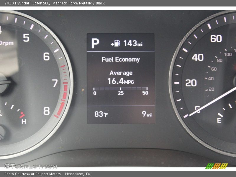 Magnetic Force Metallic / Black 2020 Hyundai Tucson SEL