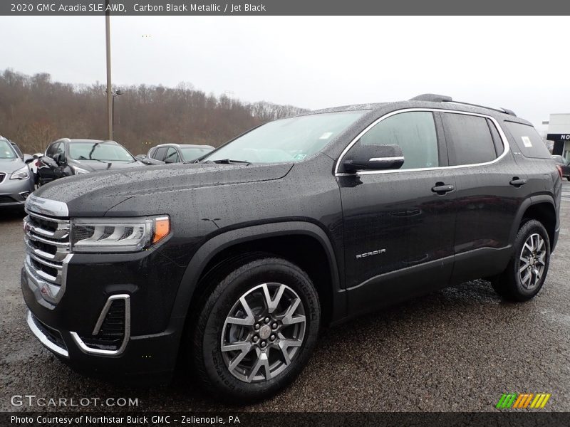 Carbon Black Metallic / Jet Black 2020 GMC Acadia SLE AWD