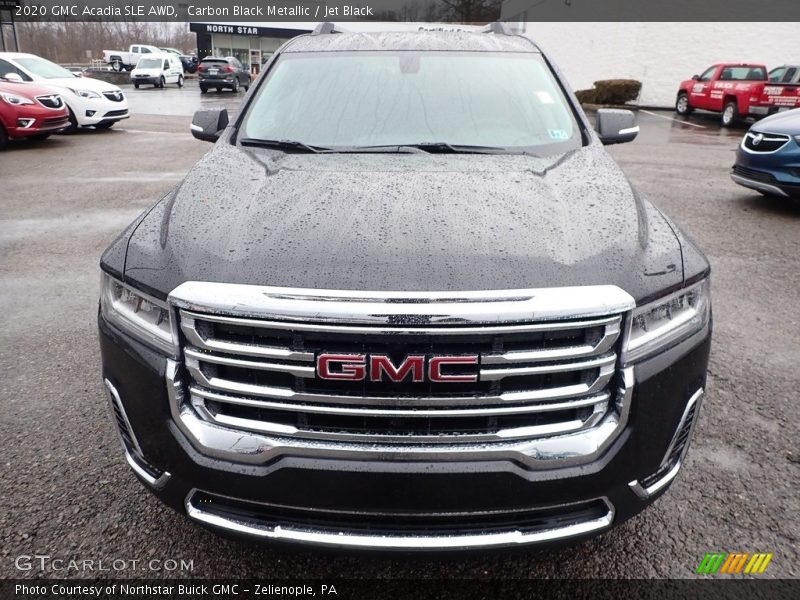 Carbon Black Metallic / Jet Black 2020 GMC Acadia SLE AWD