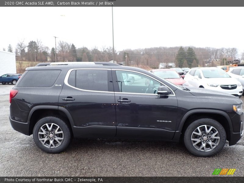 Carbon Black Metallic / Jet Black 2020 GMC Acadia SLE AWD