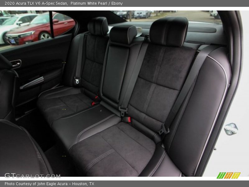 Platinum White Pearl / Ebony 2020 Acura TLX V6 A-Spec Sedan