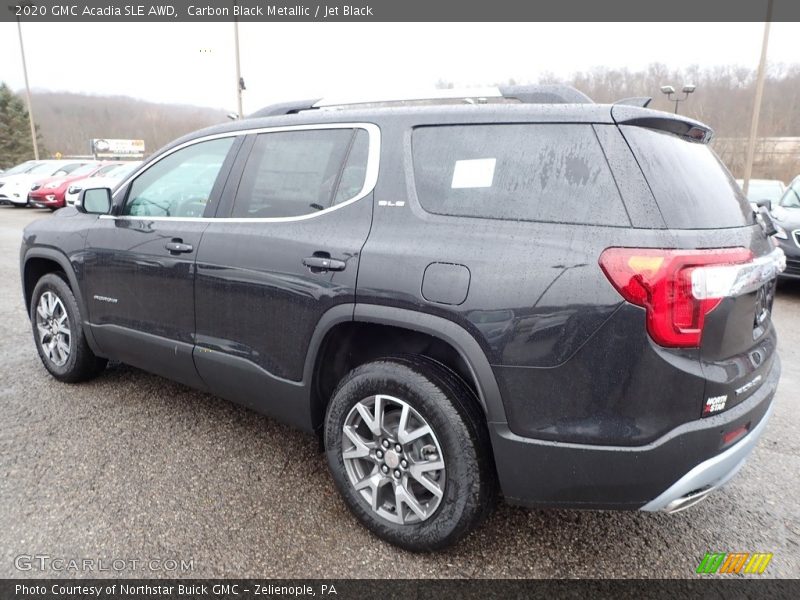 Carbon Black Metallic / Jet Black 2020 GMC Acadia SLE AWD