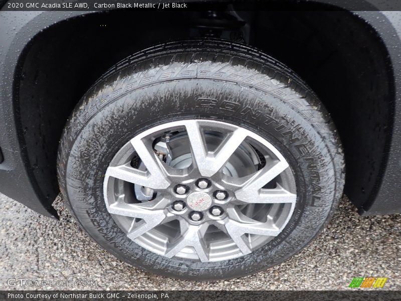 Carbon Black Metallic / Jet Black 2020 GMC Acadia SLE AWD