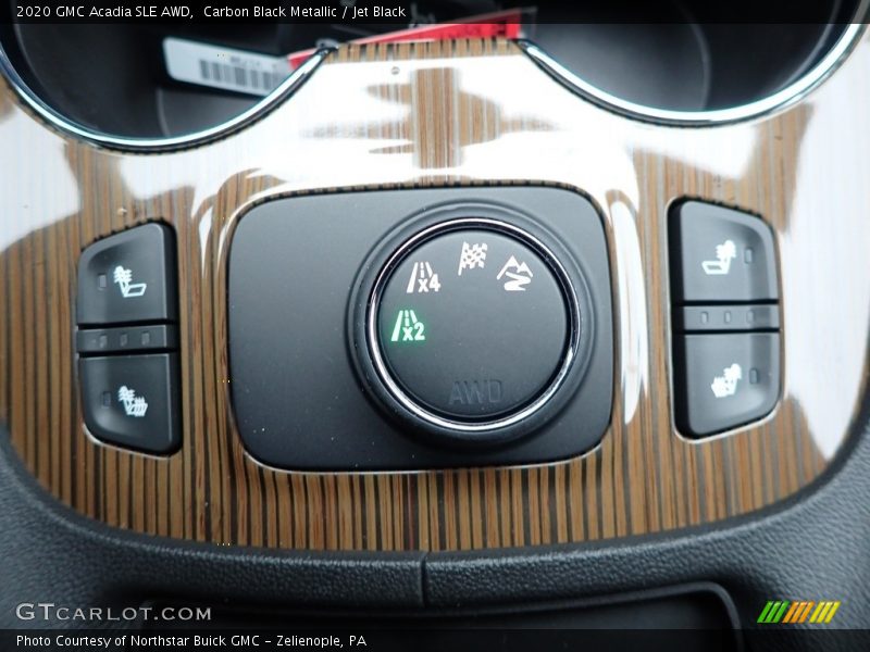 Carbon Black Metallic / Jet Black 2020 GMC Acadia SLE AWD
