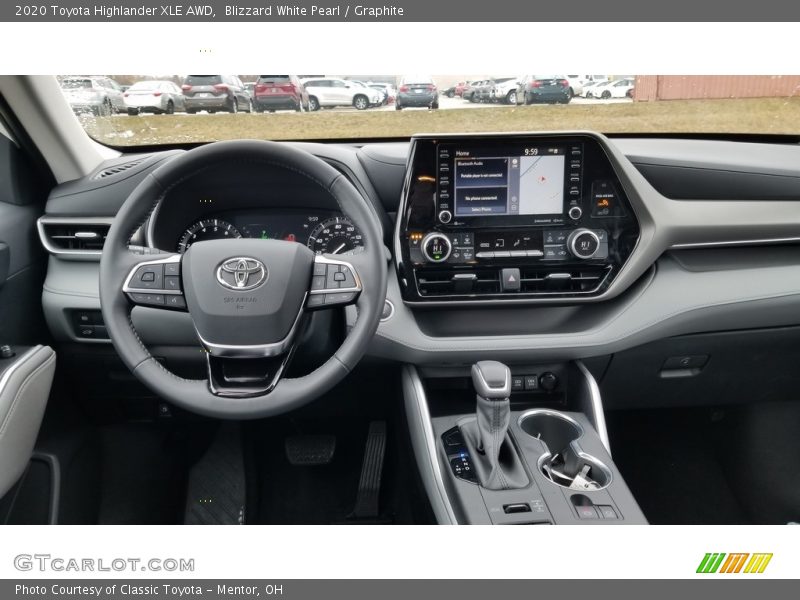 Dashboard of 2020 Highlander XLE AWD