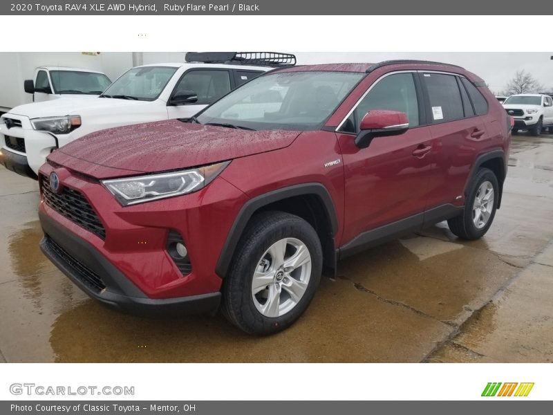 Ruby Flare Pearl / Black 2020 Toyota RAV4 XLE AWD Hybrid