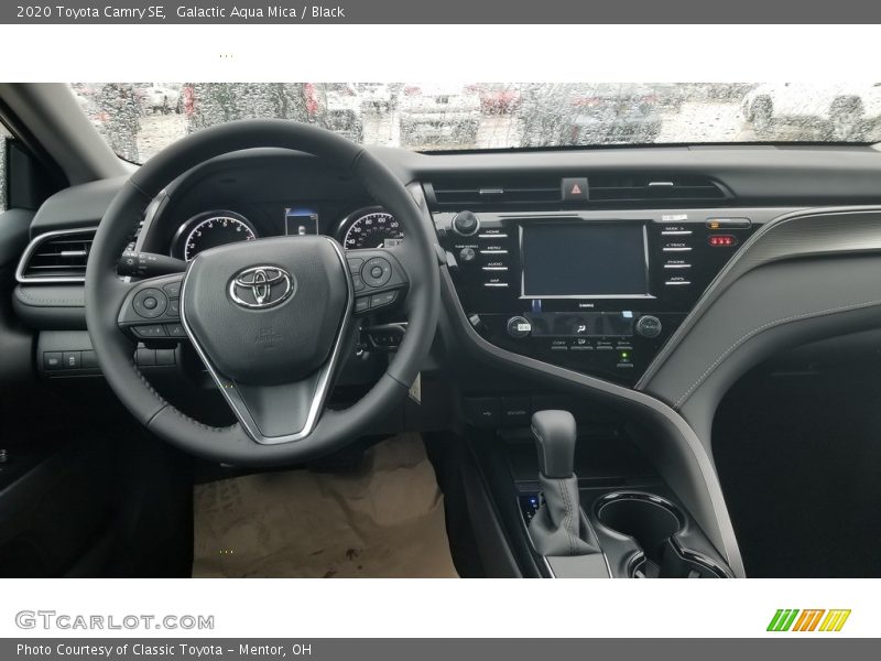 Galactic Aqua Mica / Black 2020 Toyota Camry SE