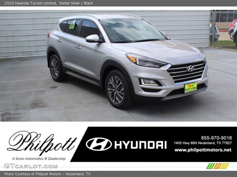 Stellar Silver / Black 2020 Hyundai Tucson Limited