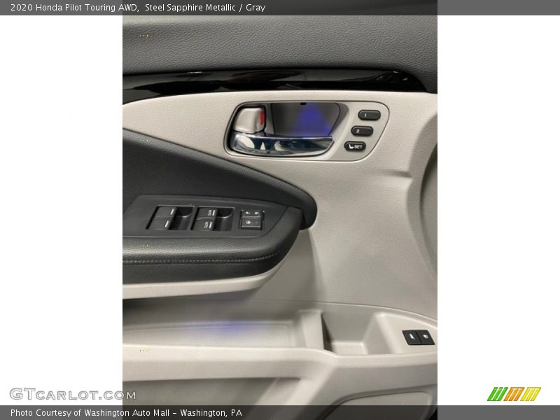 Steel Sapphire Metallic / Gray 2020 Honda Pilot Touring AWD