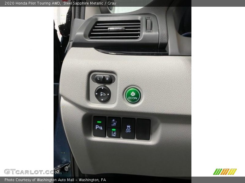 Steel Sapphire Metallic / Gray 2020 Honda Pilot Touring AWD
