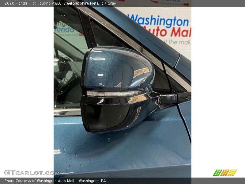 Steel Sapphire Metallic / Gray 2020 Honda Pilot Touring AWD