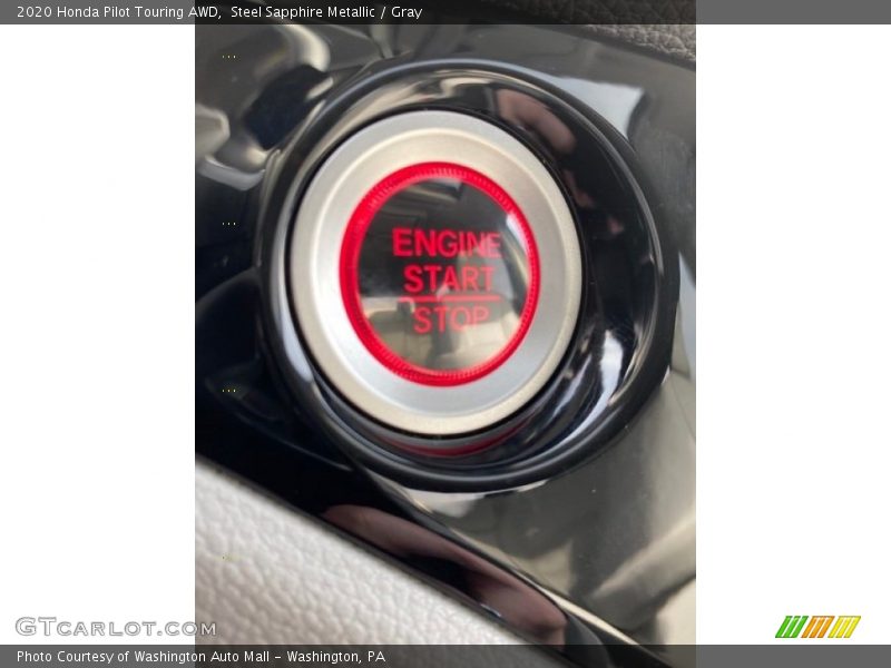 Steel Sapphire Metallic / Gray 2020 Honda Pilot Touring AWD