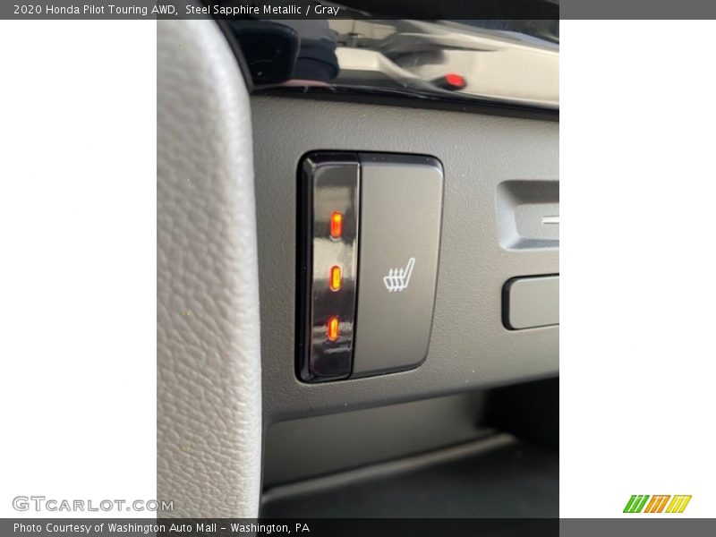 Steel Sapphire Metallic / Gray 2020 Honda Pilot Touring AWD