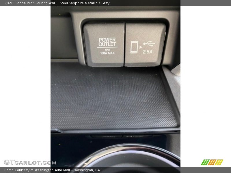 Steel Sapphire Metallic / Gray 2020 Honda Pilot Touring AWD