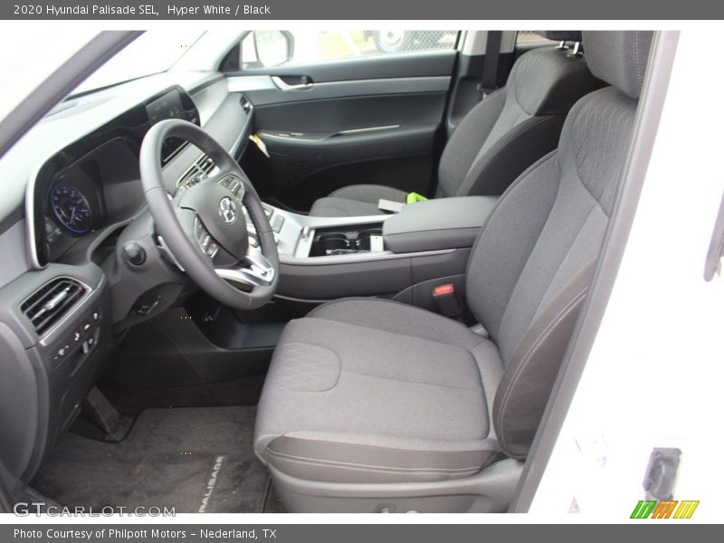 Hyper White / Black 2020 Hyundai Palisade SEL