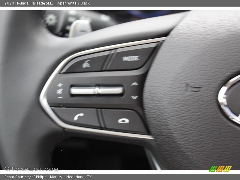 Hyper White / Black 2020 Hyundai Palisade SEL