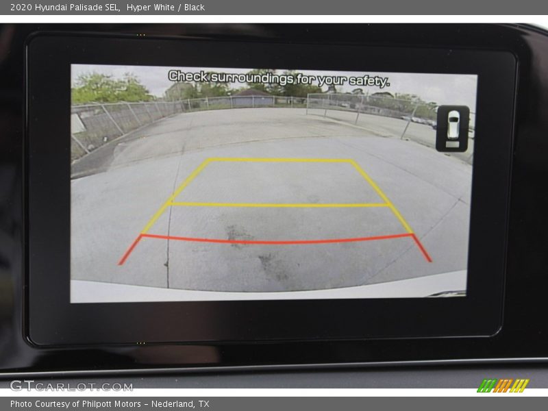 Hyper White / Black 2020 Hyundai Palisade SEL