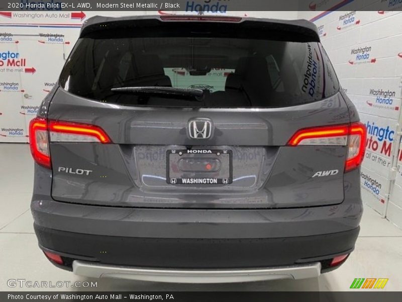 Modern Steel Metallic / Black 2020 Honda Pilot EX-L AWD