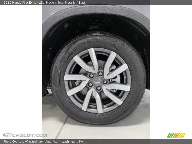 Modern Steel Metallic / Black 2020 Honda Pilot EX-L AWD