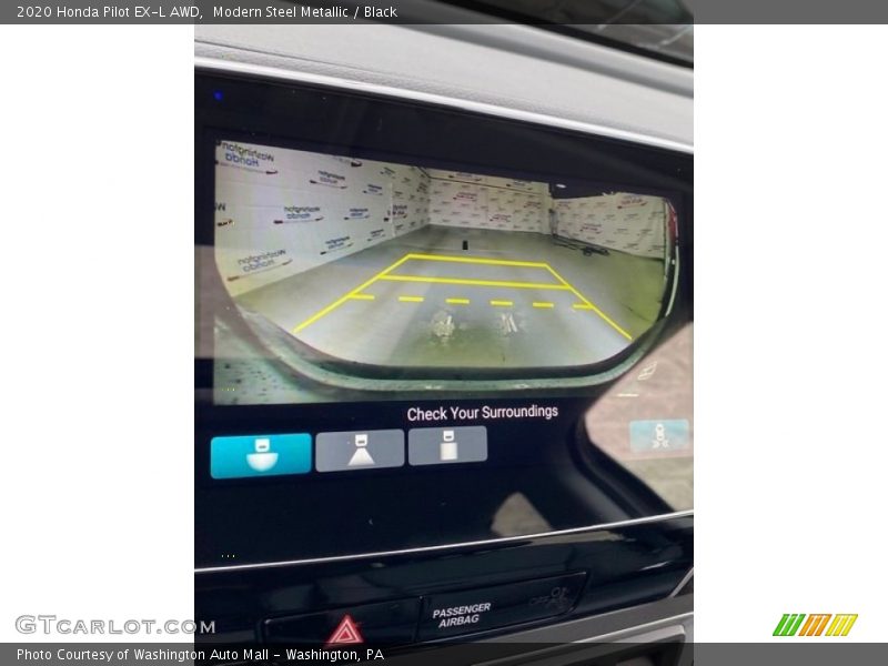 Modern Steel Metallic / Black 2020 Honda Pilot EX-L AWD