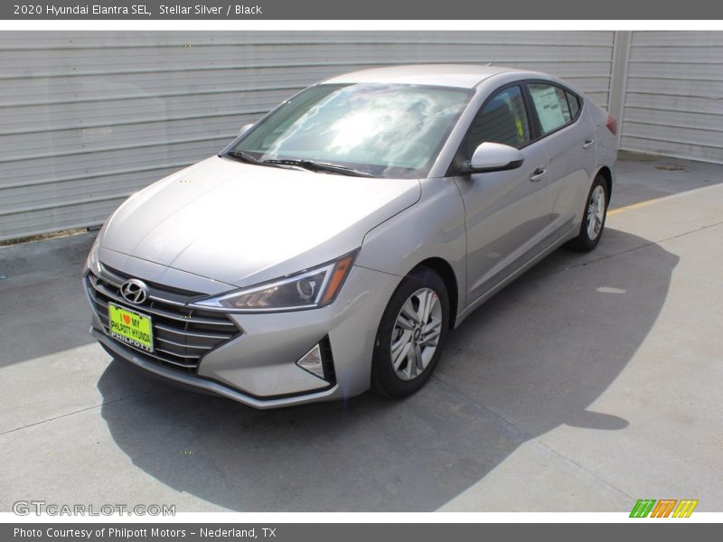 Stellar Silver / Black 2020 Hyundai Elantra SEL