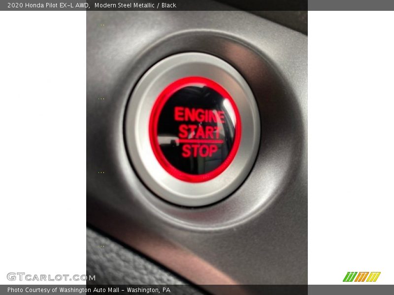 Modern Steel Metallic / Black 2020 Honda Pilot EX-L AWD