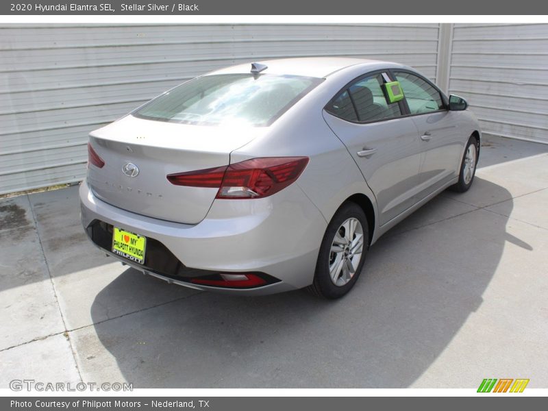 Stellar Silver / Black 2020 Hyundai Elantra SEL