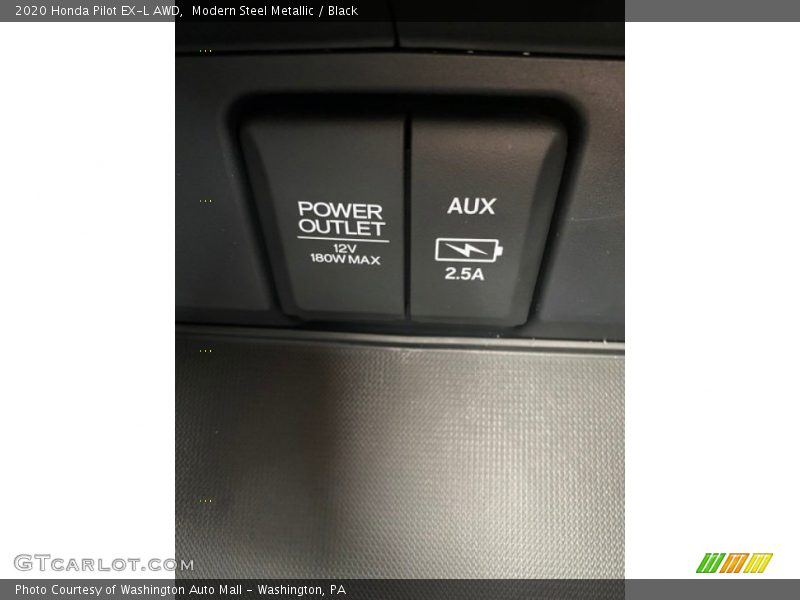 Modern Steel Metallic / Black 2020 Honda Pilot EX-L AWD