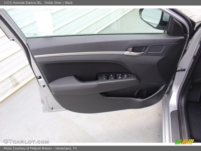 Stellar Silver / Black 2020 Hyundai Elantra SEL