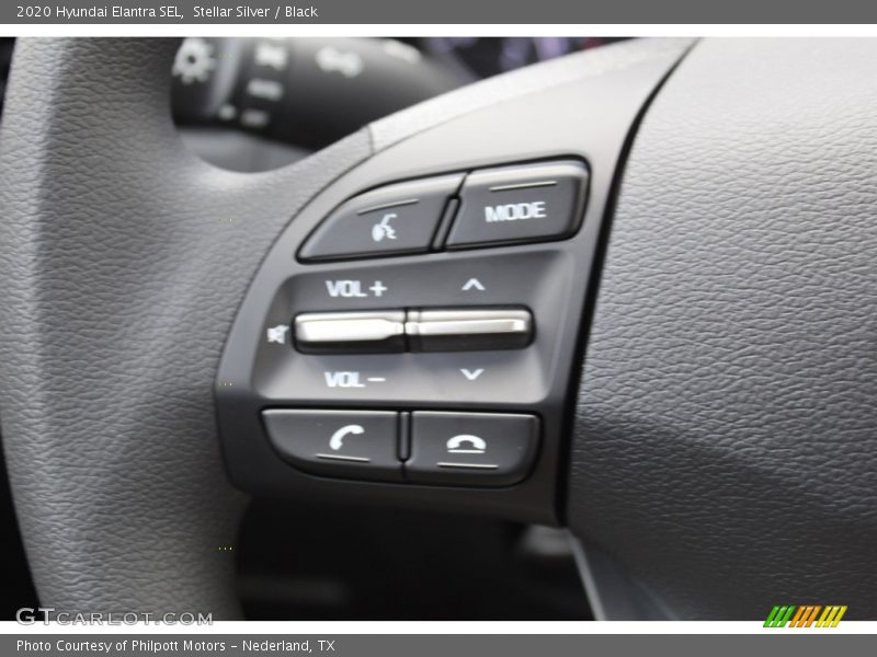 Stellar Silver / Black 2020 Hyundai Elantra SEL